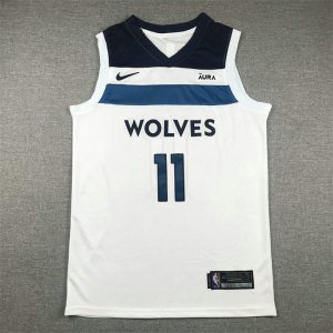 NBA 11 Reid Timberwolves Maillot blanc brodé